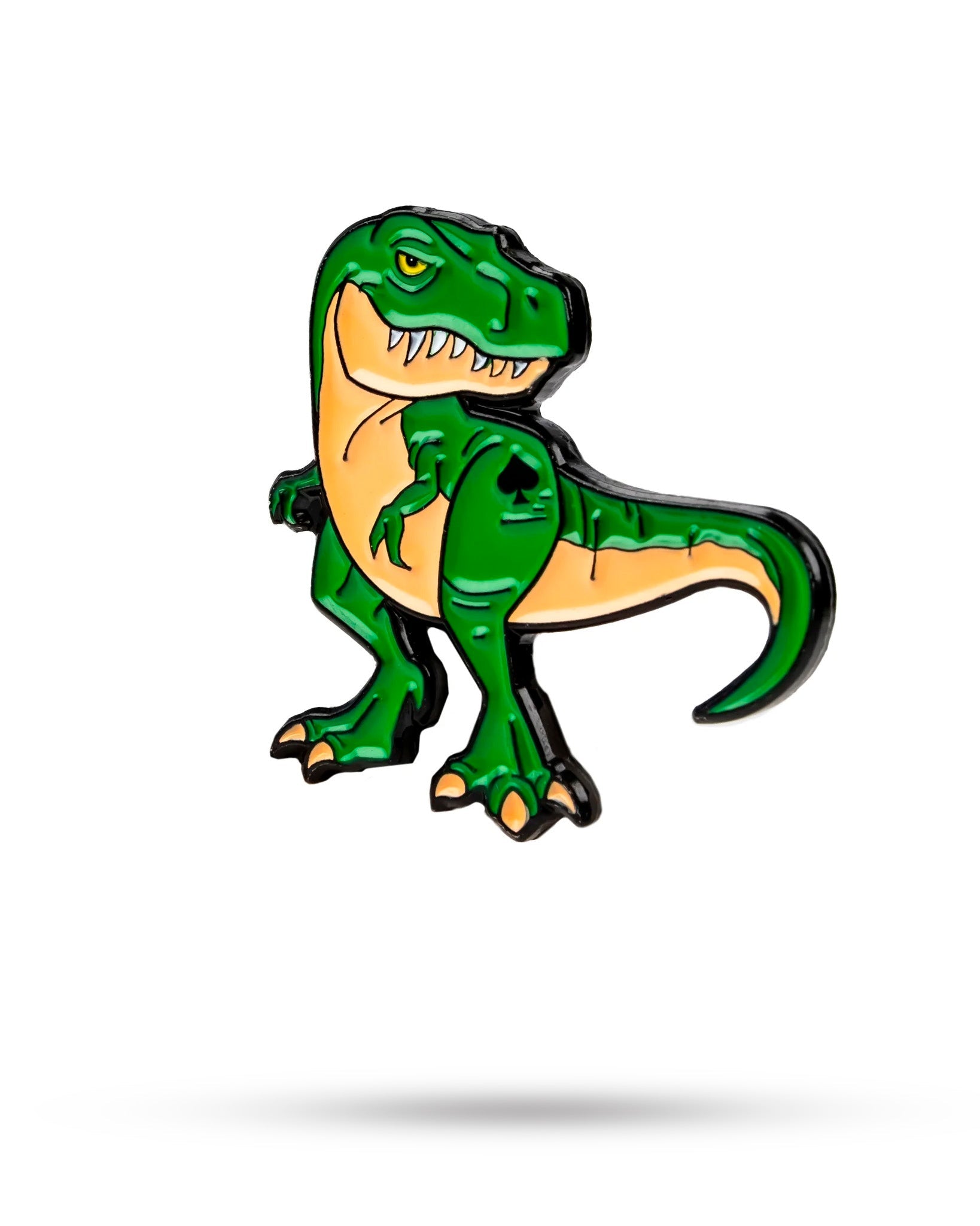 T-Rex ball marker featuring a detailed dinosaur design, ideal for golf enthusiasts.