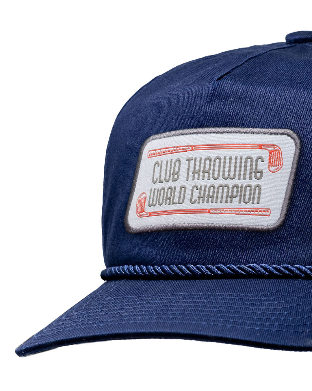 Navy Heritage Rope Hat featuring CTWC logo patch and rope detail.