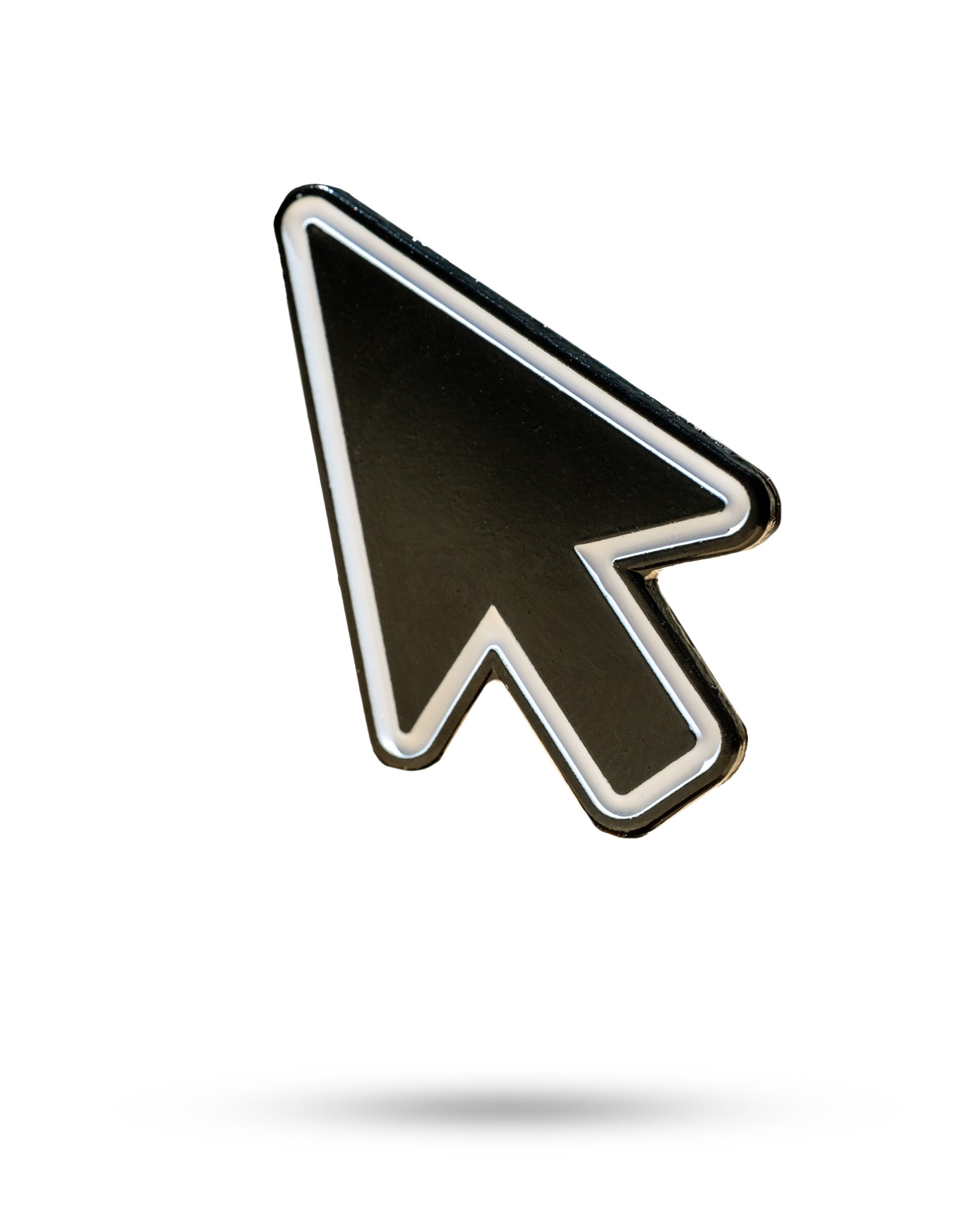 Classic Cursor Ball Marker featuring a sleek design with a round shape and contrasting colors. Ideal for golf enthusiasts.