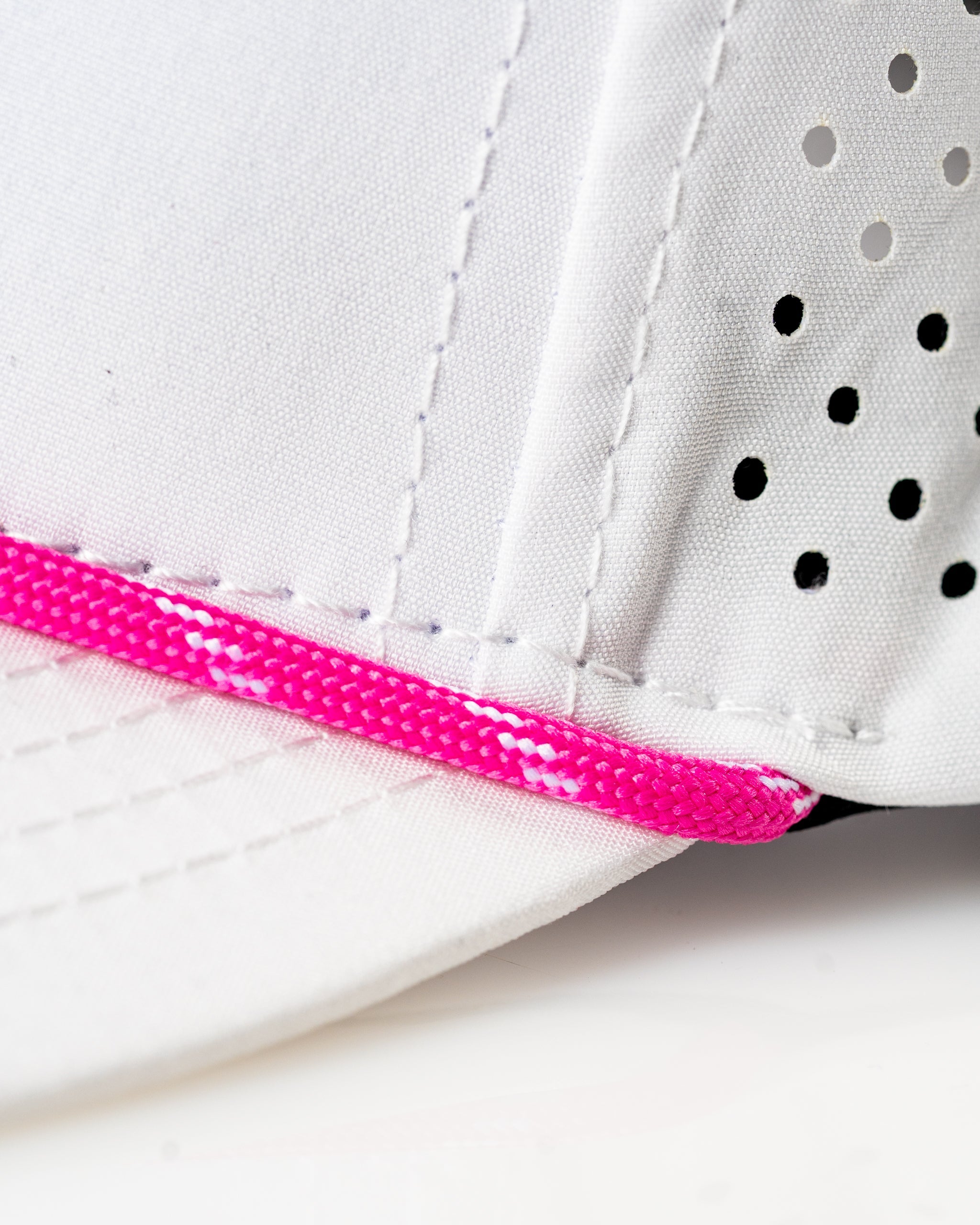 Amen Azalea White - Perforated Rope Hat