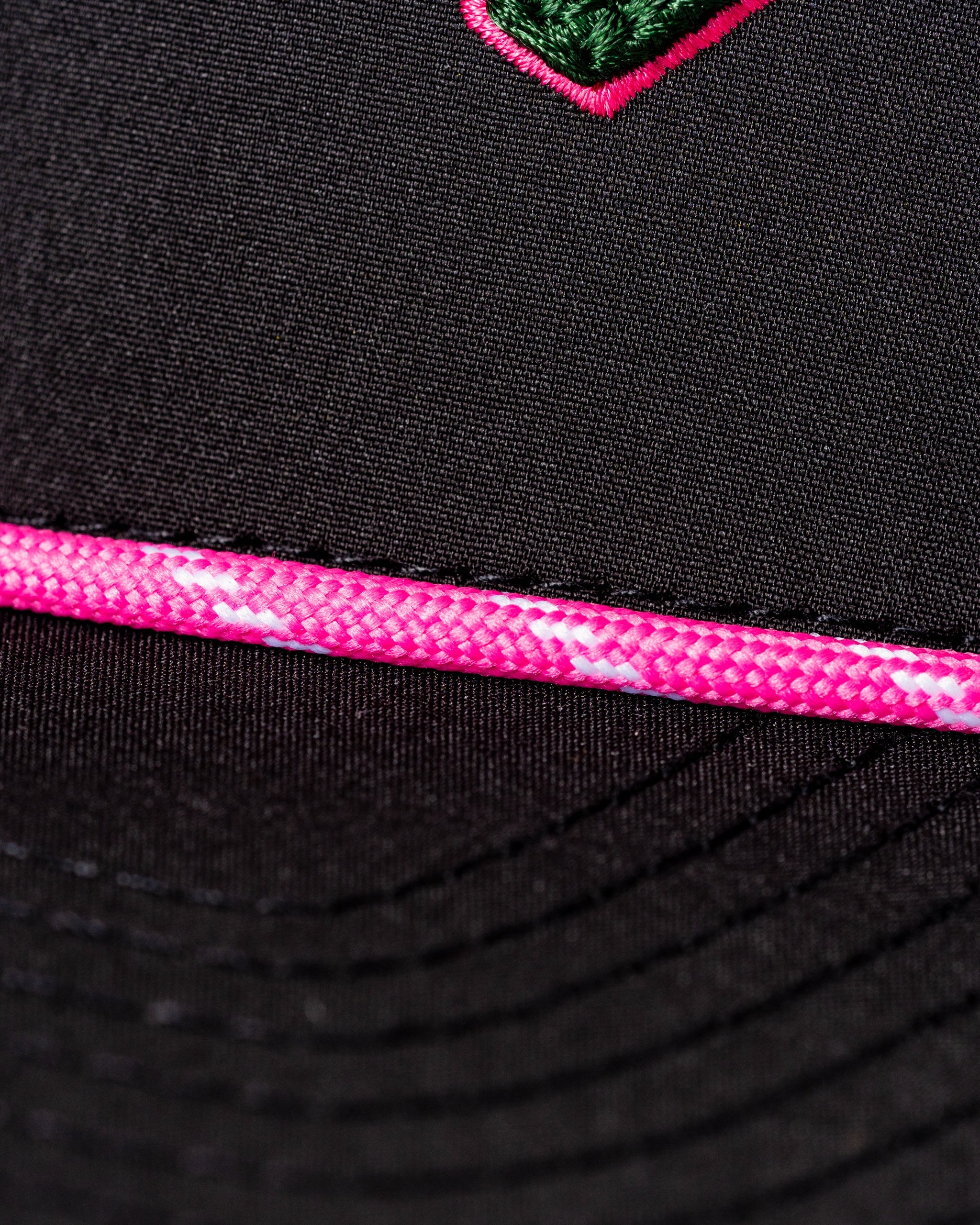 Amen Inverted Black - Perforated Rope Hat