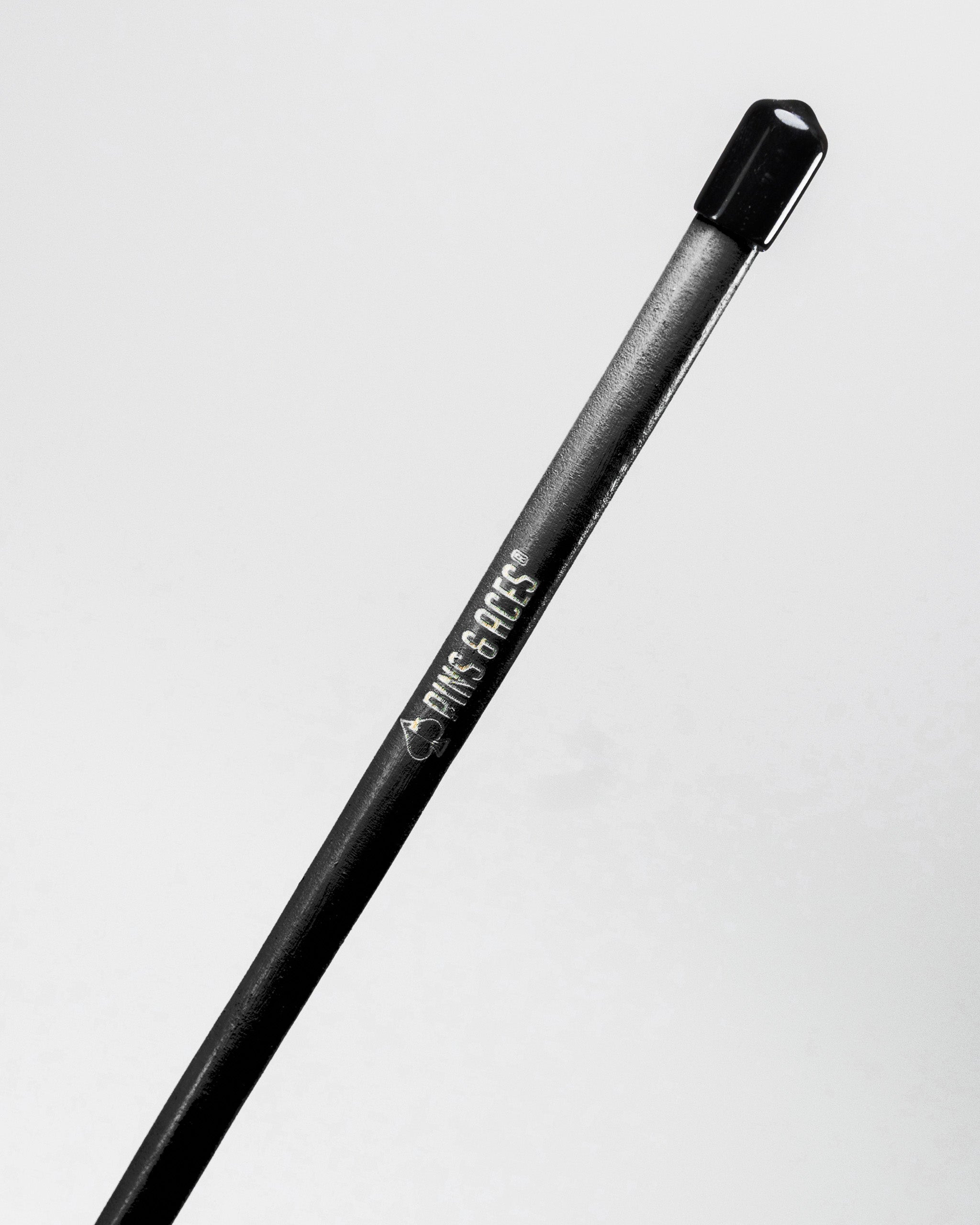 Set of 2 black pins alignment sticks for precise positioning and alignment in various applications.