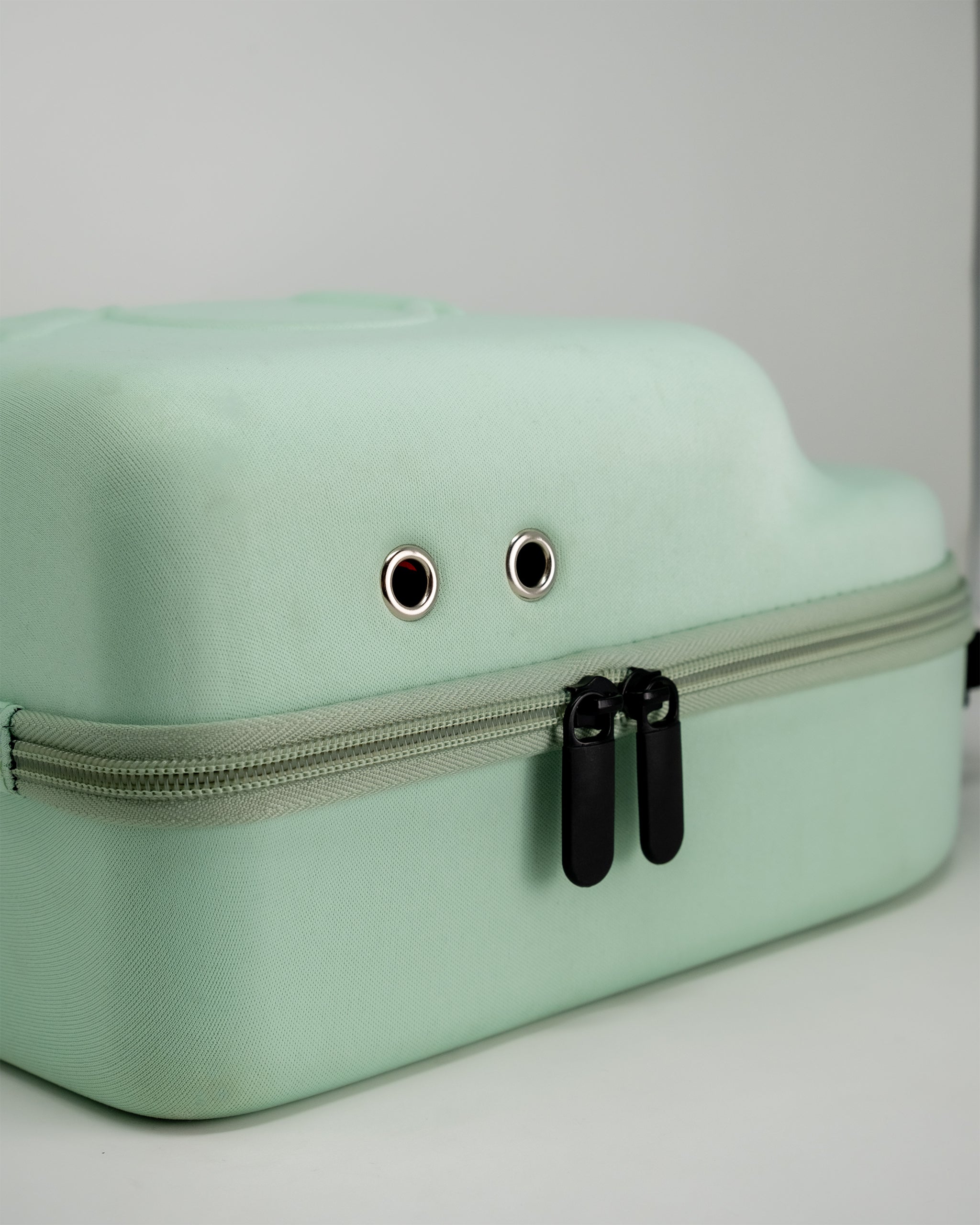 Teal Hat Caddie, featuring a sleek design for organized hat storage and display.