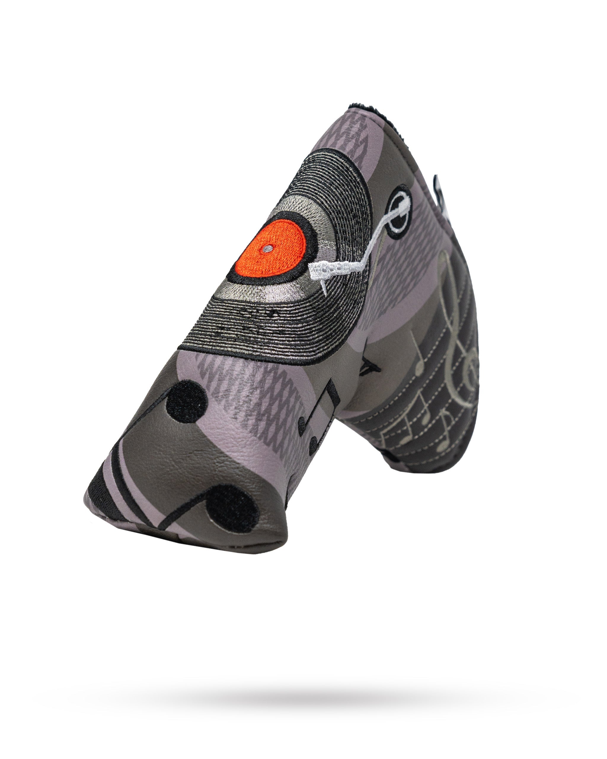 Alt text: Music City Blade Putter Cover featuring a decorative design and soft padding for protection.