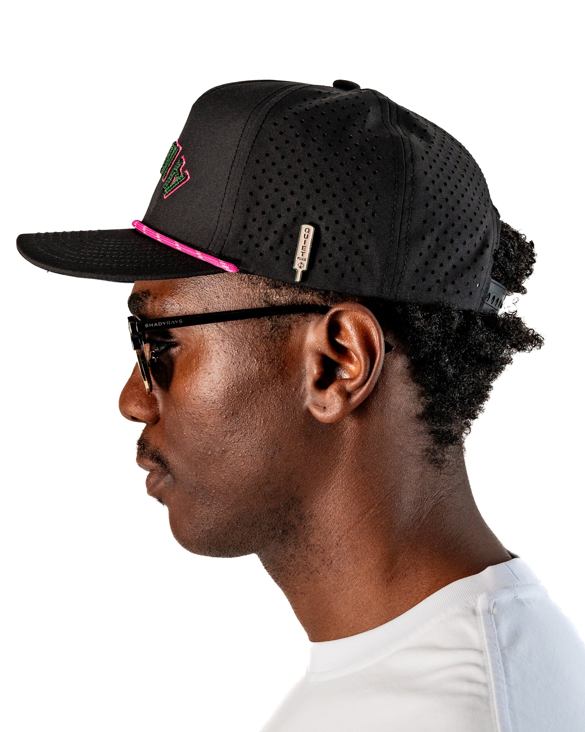 Amen Inverted Black - Perforated Rope Hat
