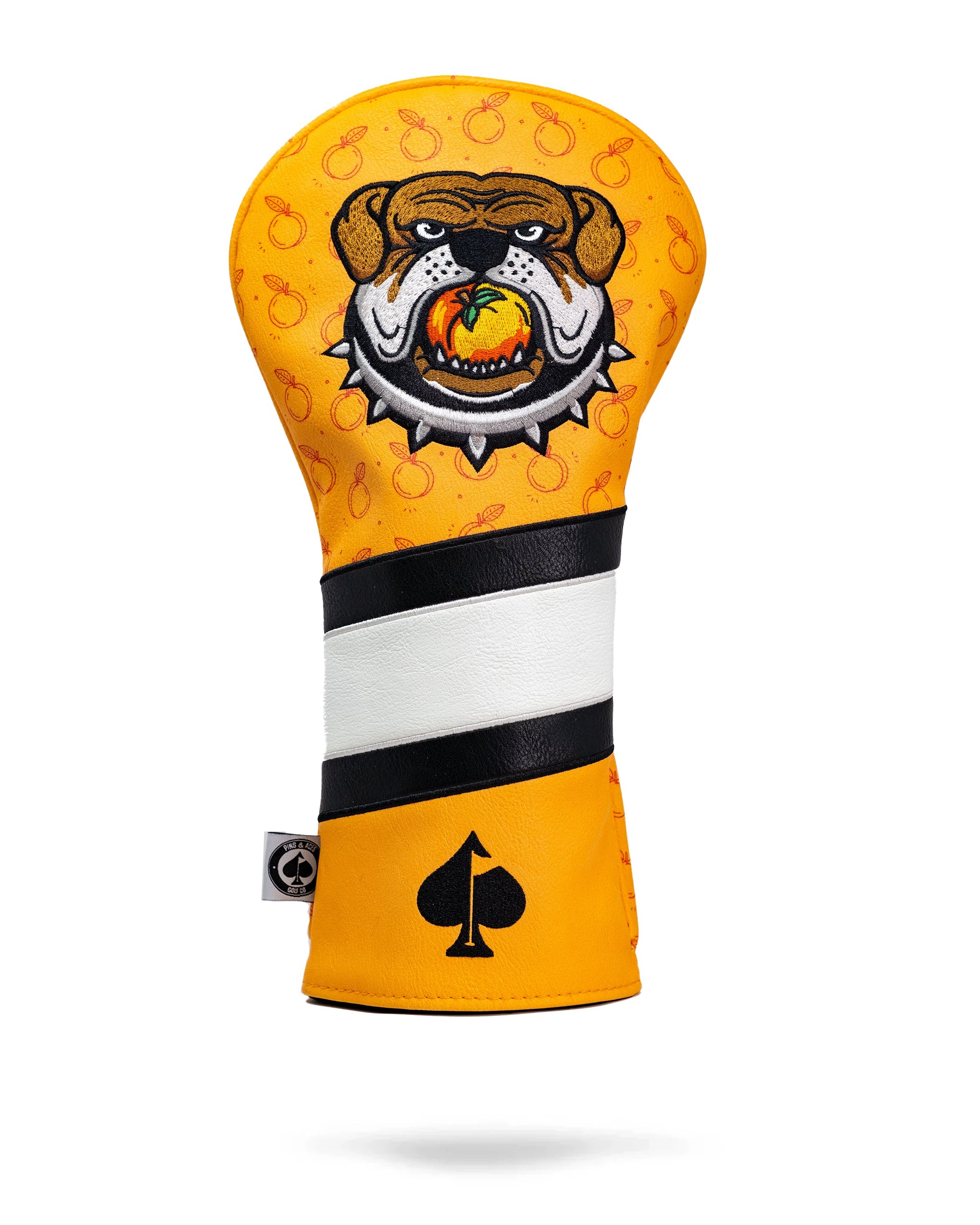 Dawg Country Driver Cover featuring a playful dog design, suitable for protecting golf clubs.