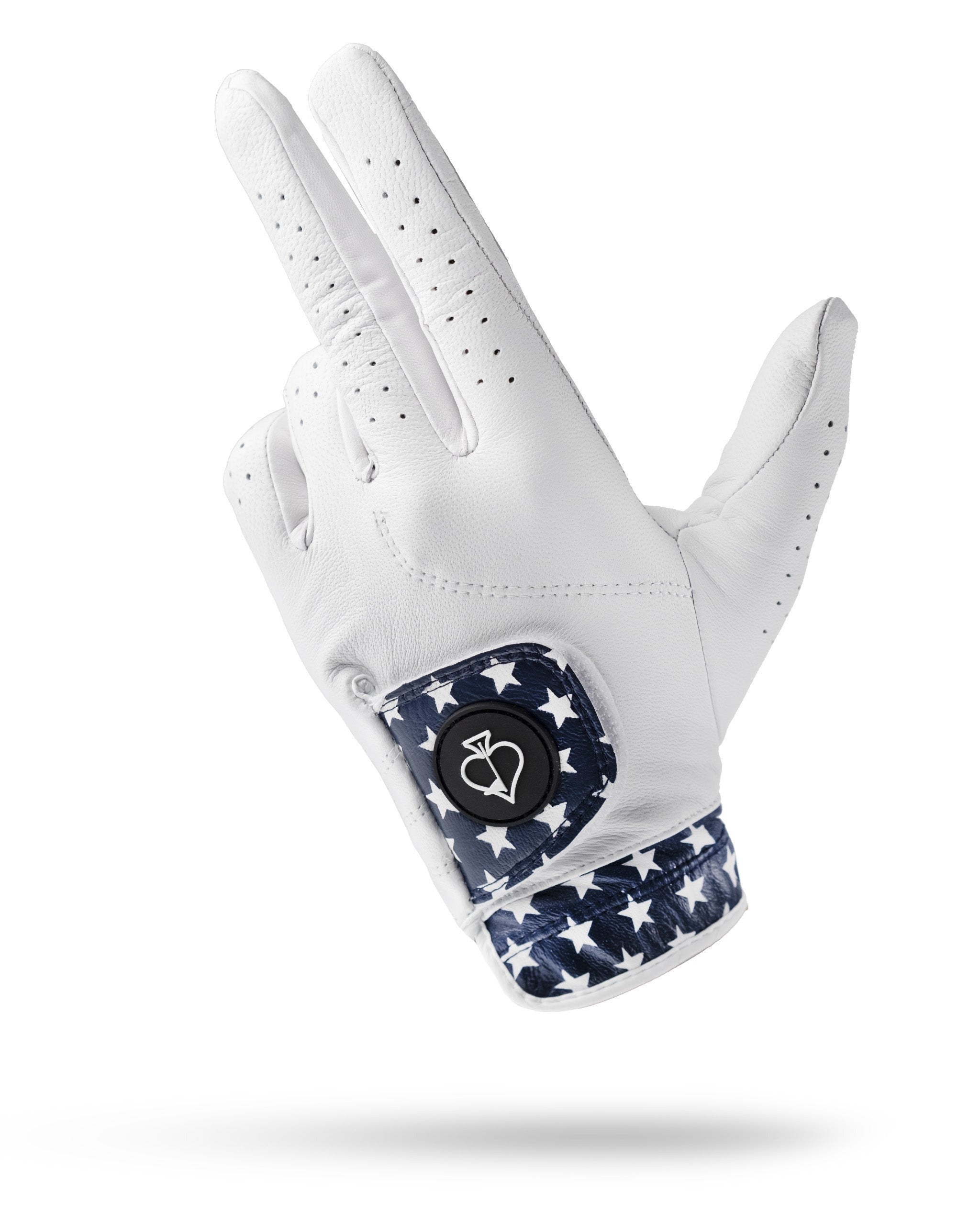 Premium Tour Glove featuring a star design, ideal for golf enthusiasts.