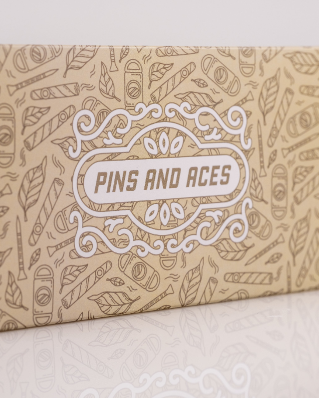 Carbon fiber cigar case with two slots, designed for stylish storage of cigars, featuring a sleek and modern look.