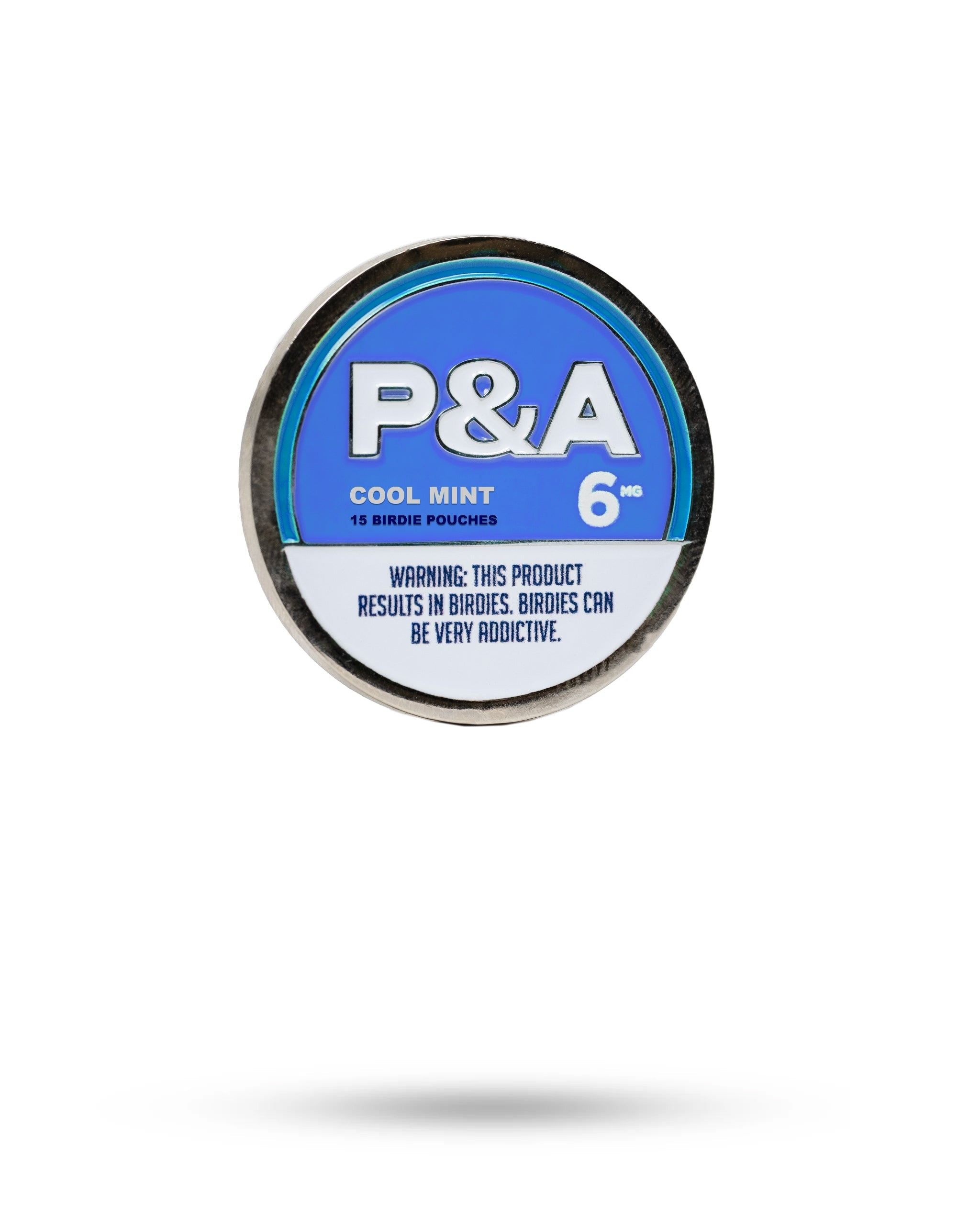 Cool Mint ball marker featuring a bold design, ideal for golfers seeking a unique accessory on the course.