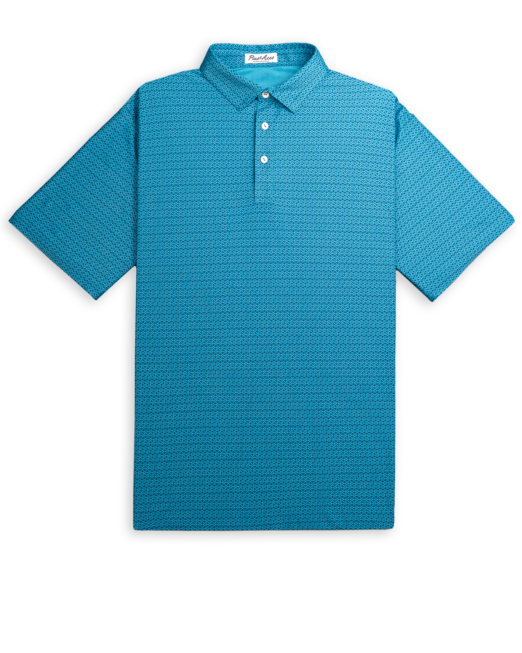 Player Preferred™ Polo in Ocean Wave, featuring a vibrant blue color and classic polo design, shown on a plain background.