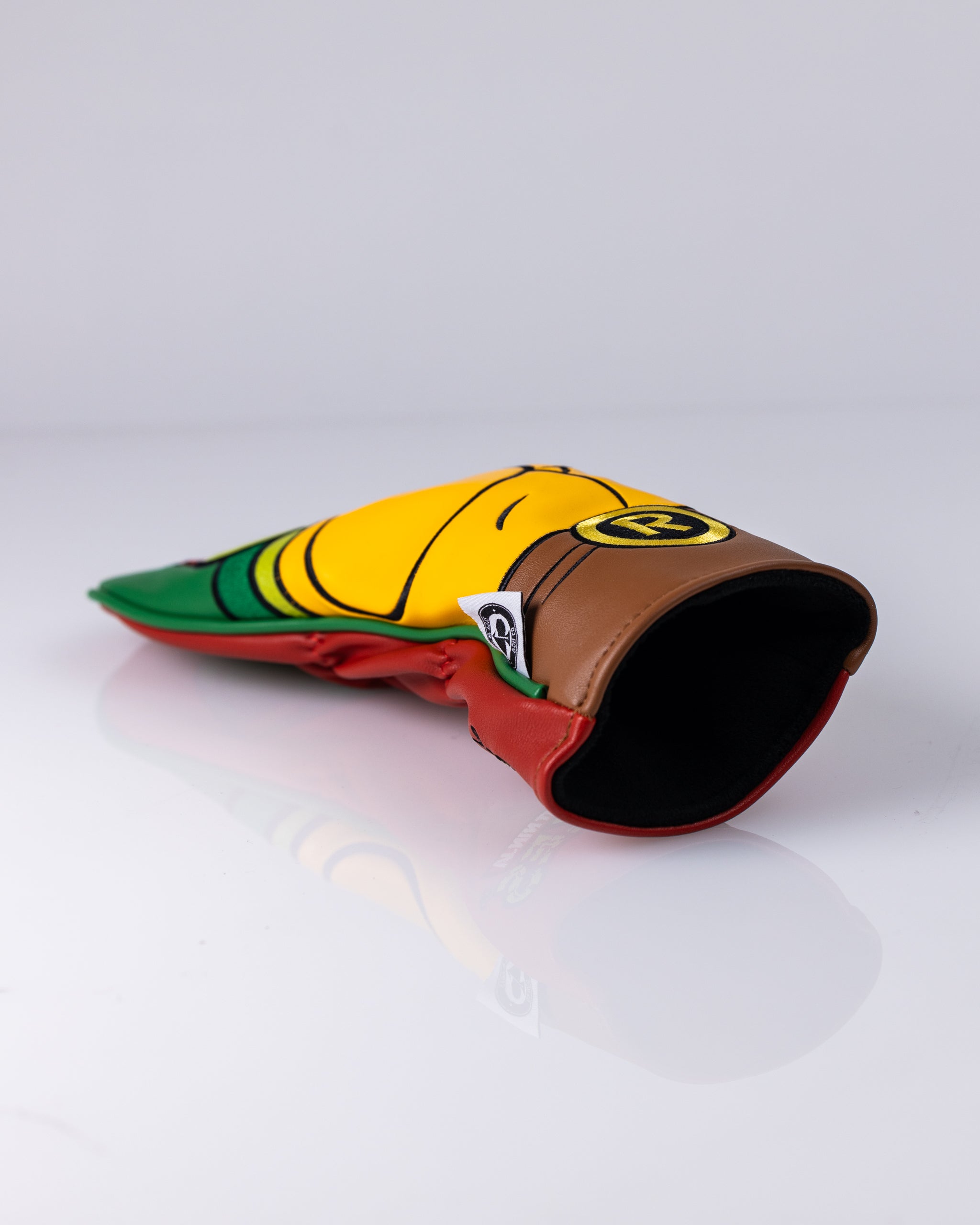 TMNT Raphael Fairway Cover featuring a vibrant design of the character with green and red colors, suitable for golf clubs.