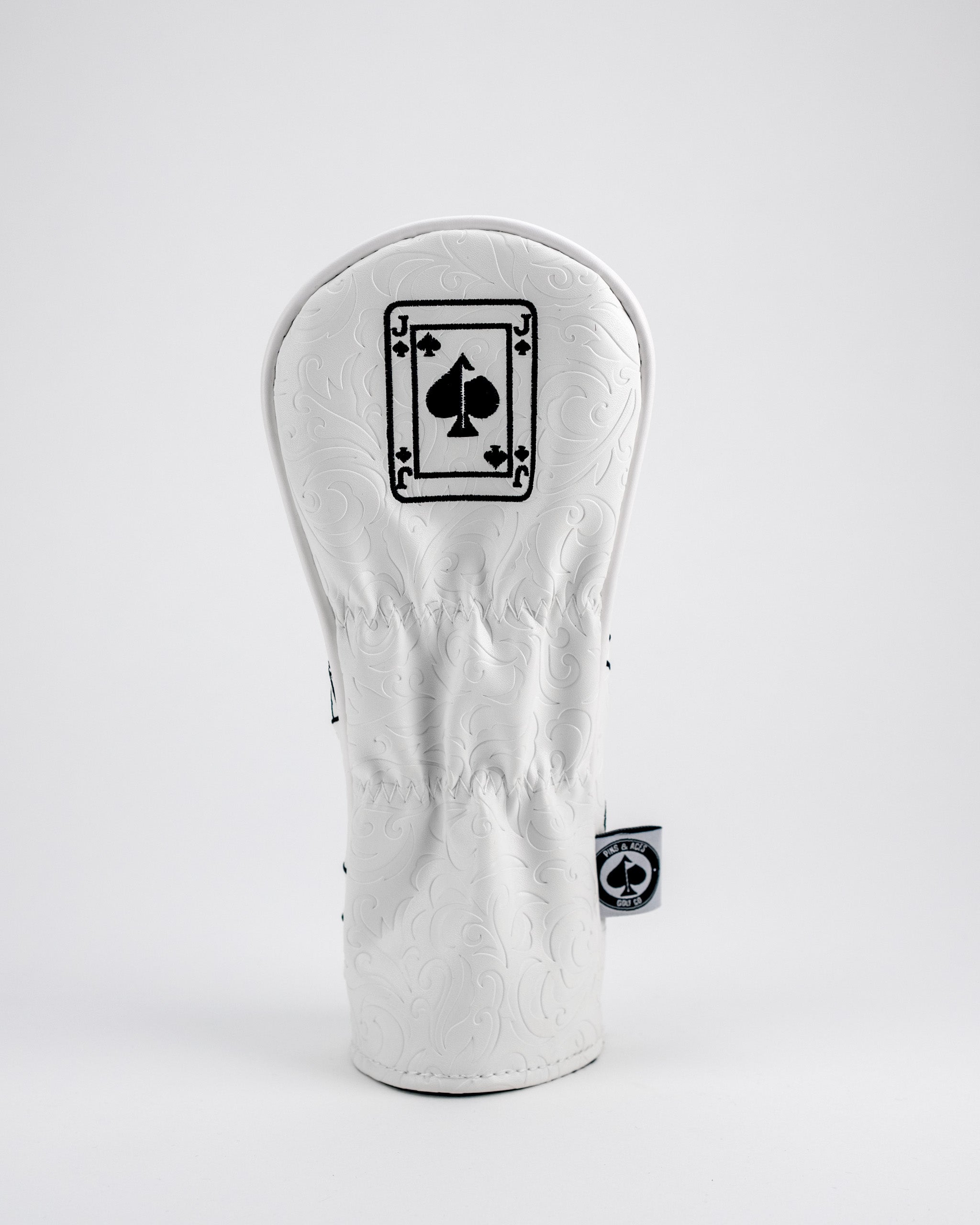 White Out Jack of Spades hybrid cover design featuring a stylized playing card illustration.
