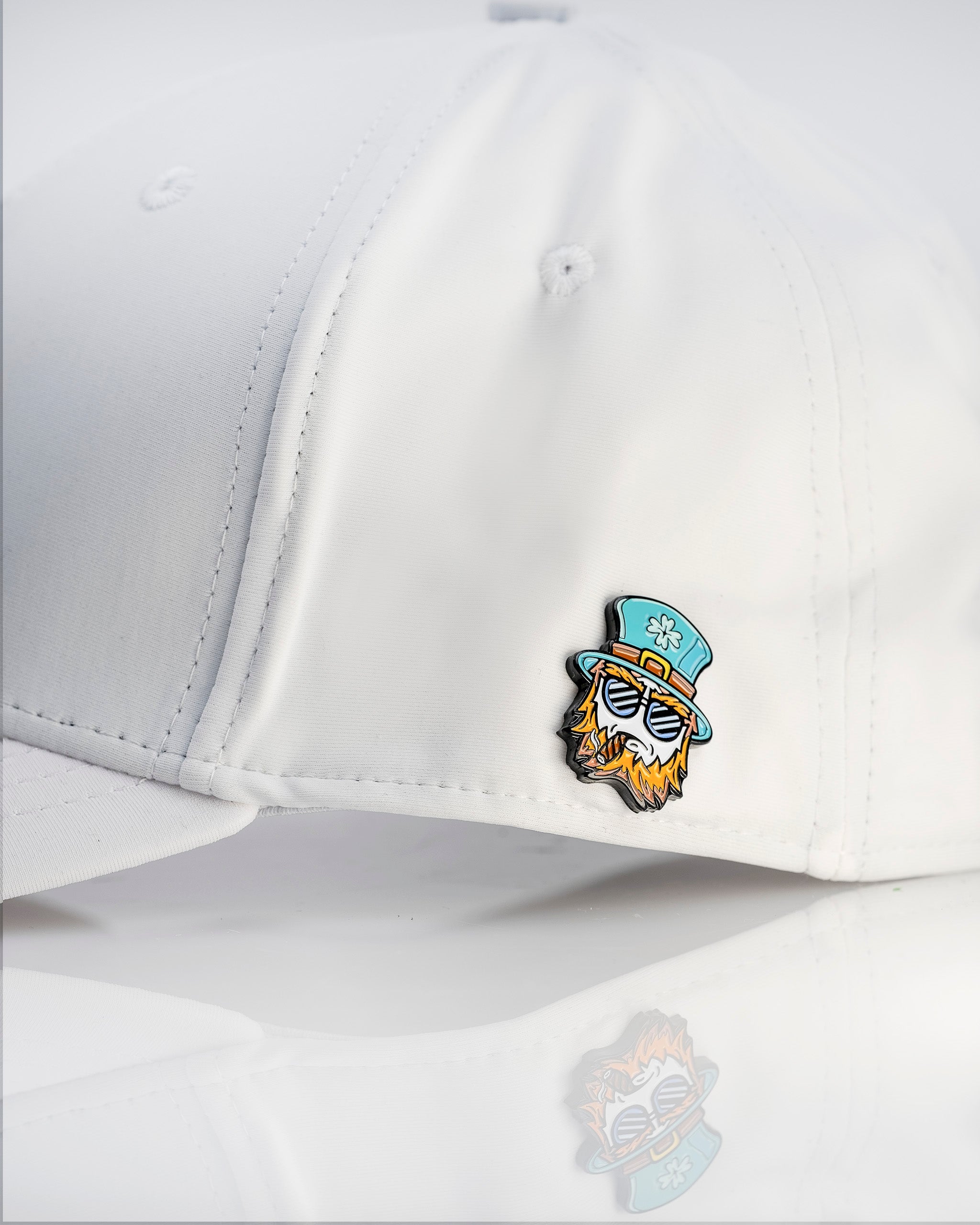 "Seamus the Degenerate Ball Marker, featuring a whimsical cartoon design with a playful character, perfect for golf enthusiasts."