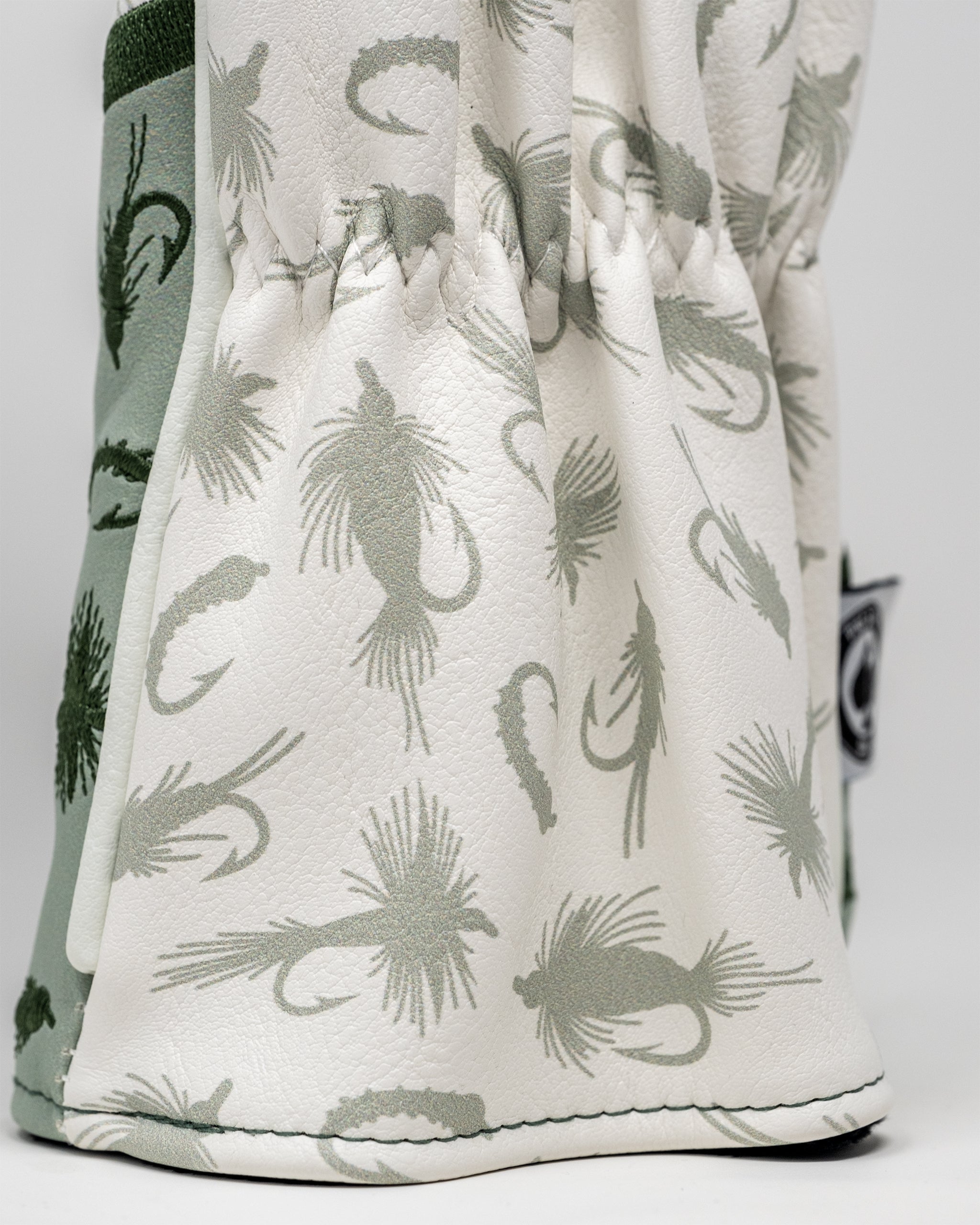 Alt text: "Trout Driver Cover featuring a colorful trout design for golf clubs, ideal for stylish protection on the green."