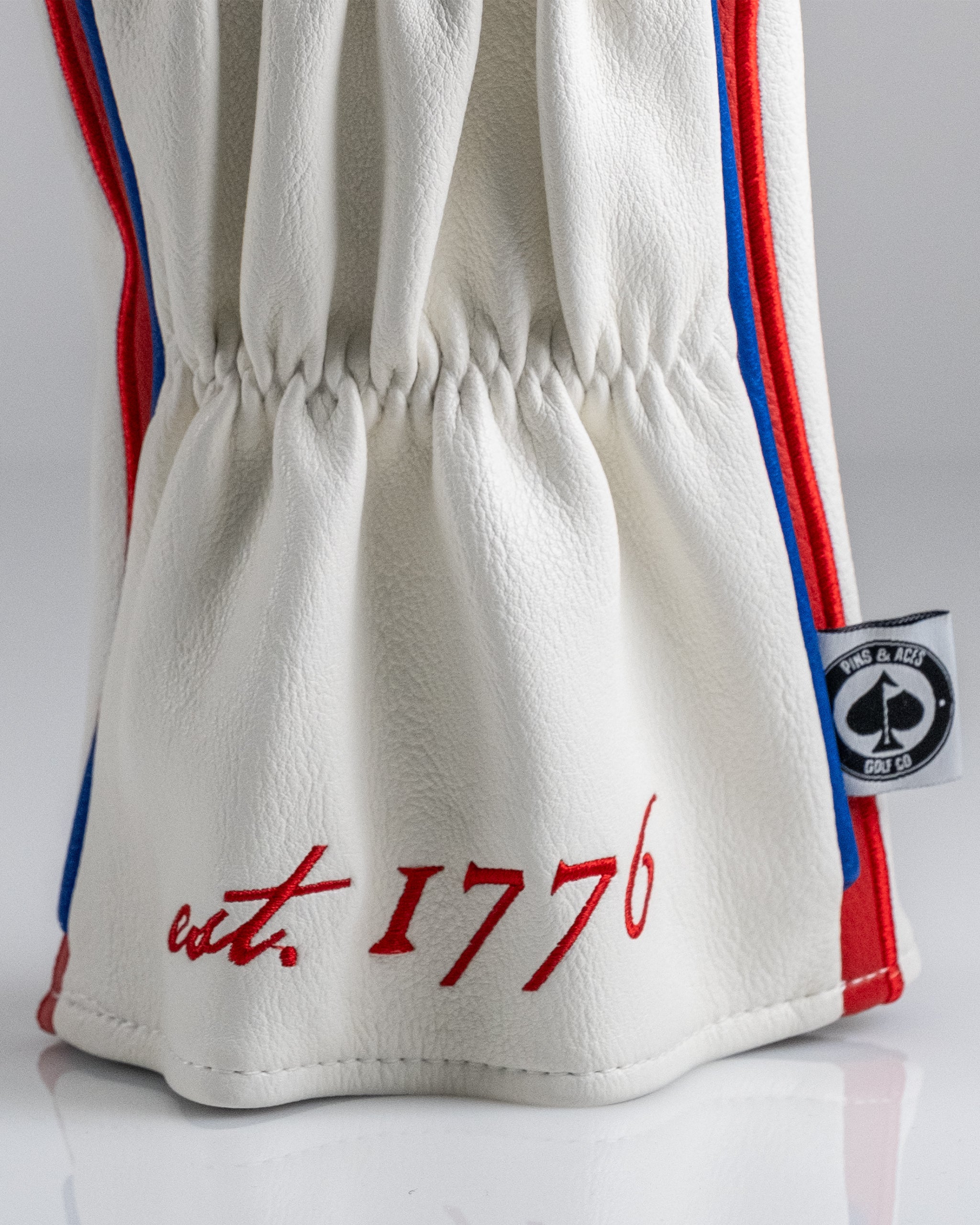 Betsy Ross driver cover featuring a patriotic design with the American flag, suitable for golf clubs.