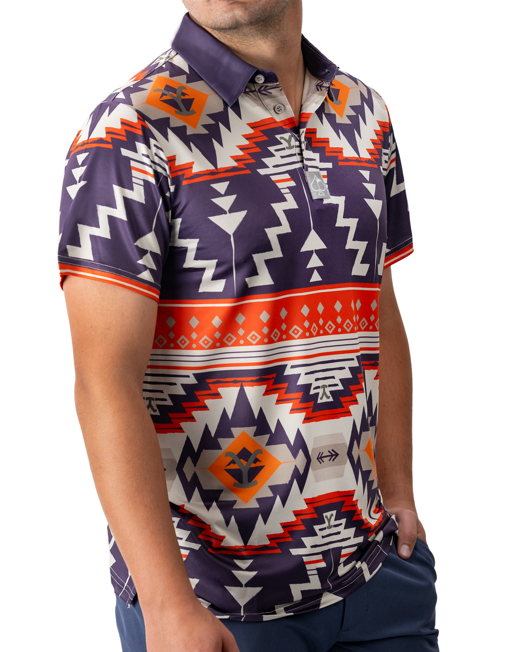 Yellowstone Rustic Ranch | Athletic Fit Polos | Superior Breathability ...
